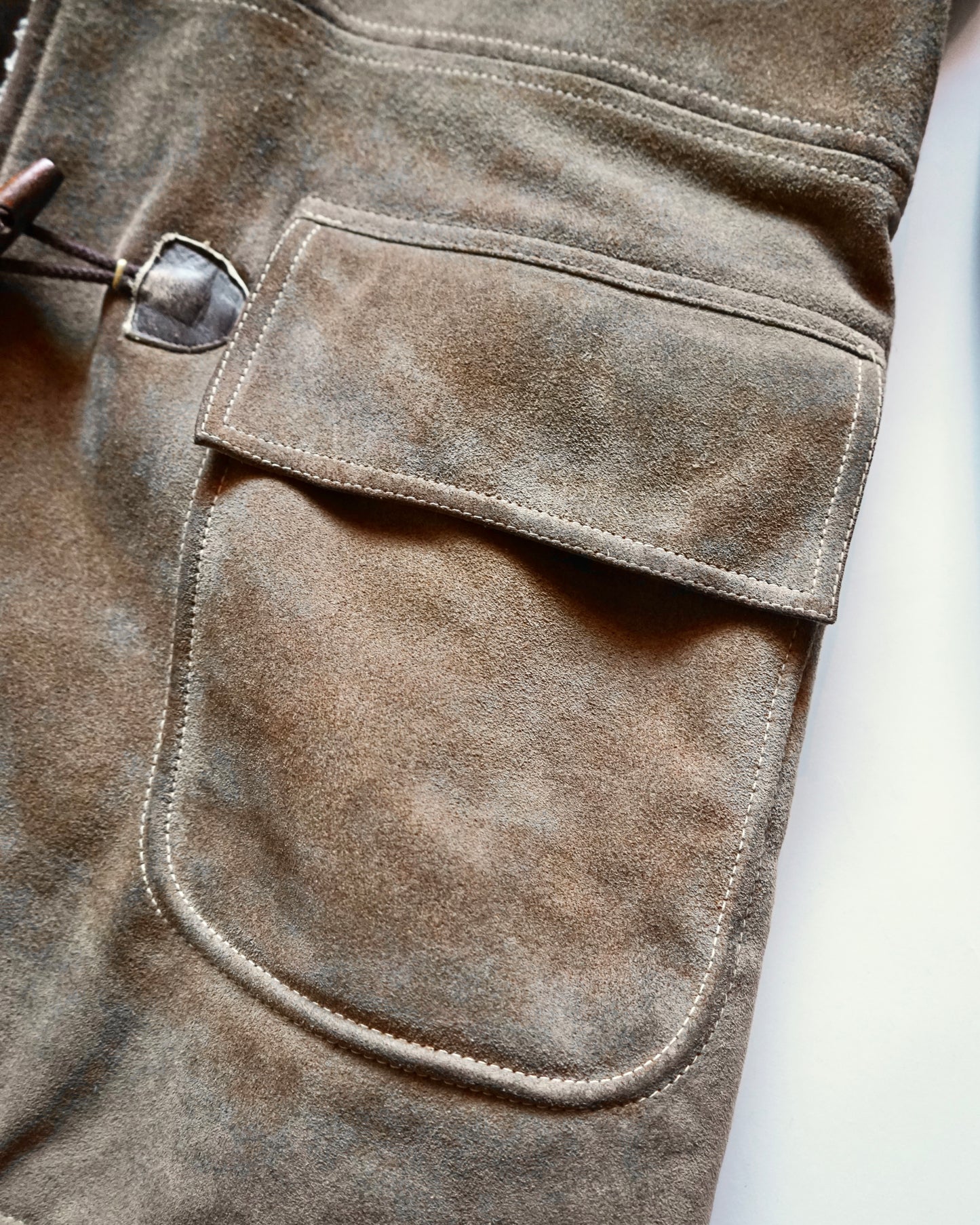 70~80s LAKELAND mouton duffle coat