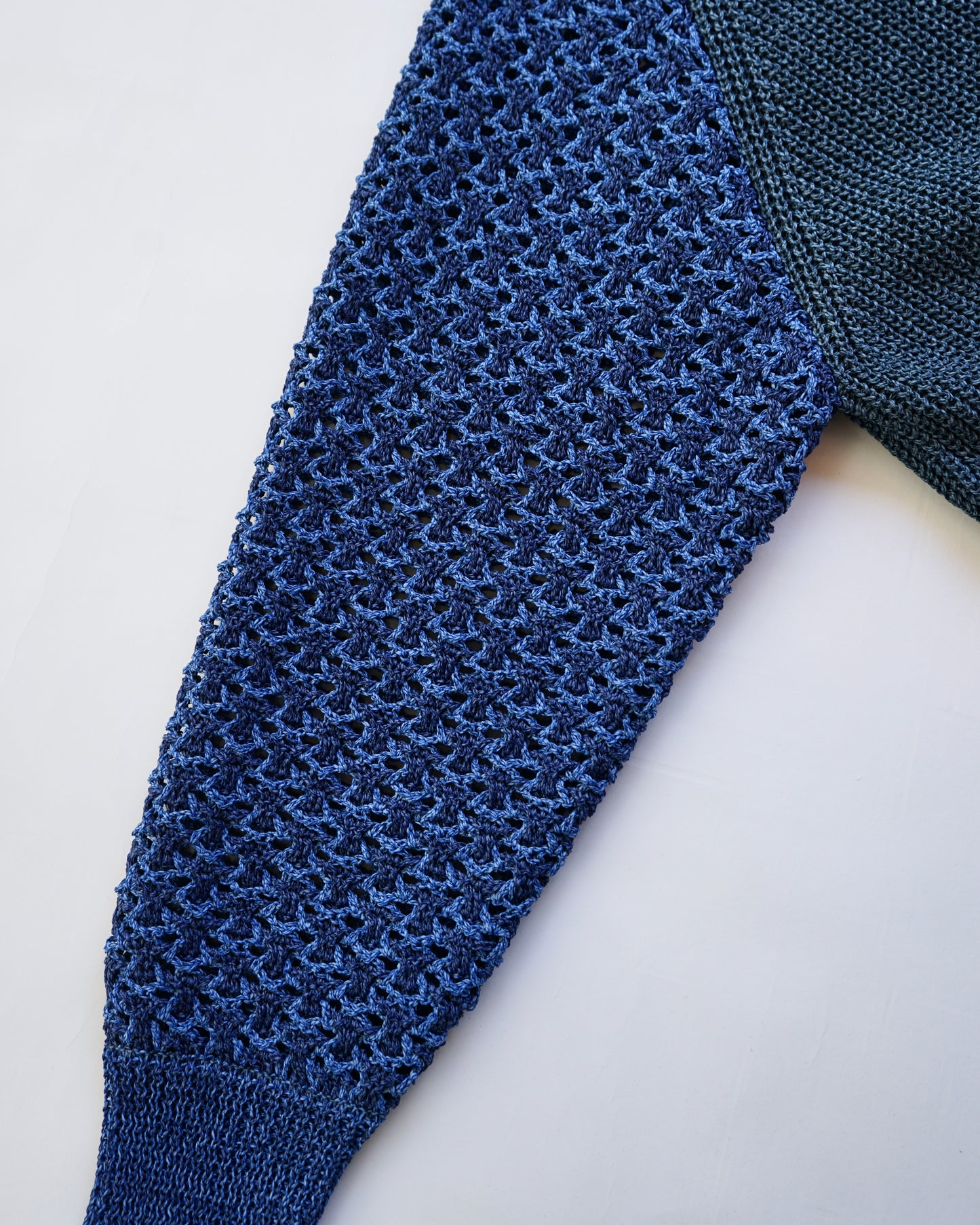oira-和紙cardigan blue