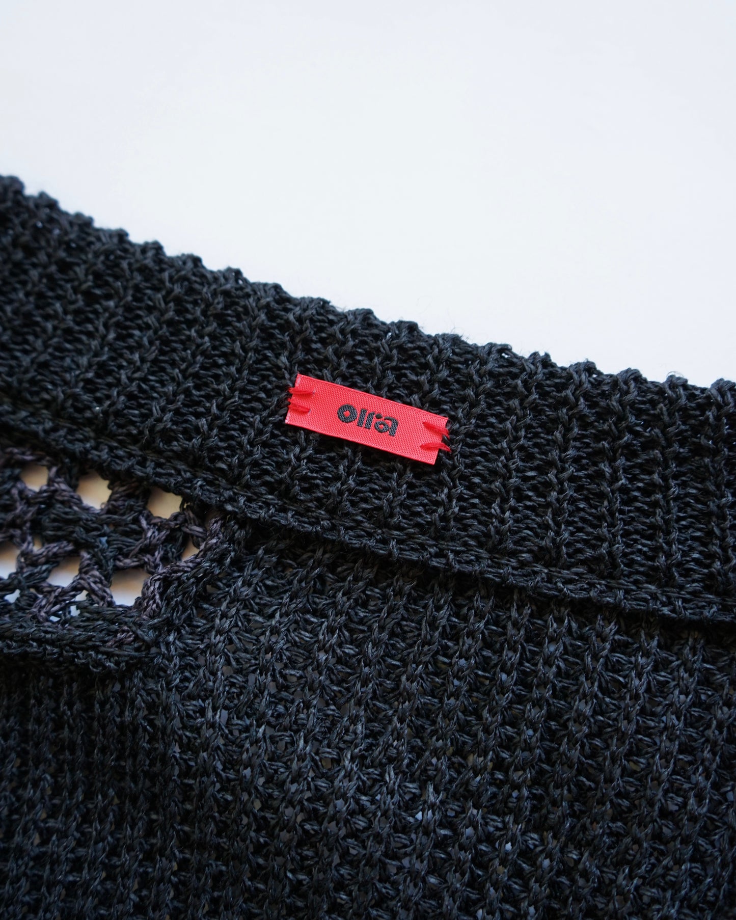 oira-和紙cardigan black