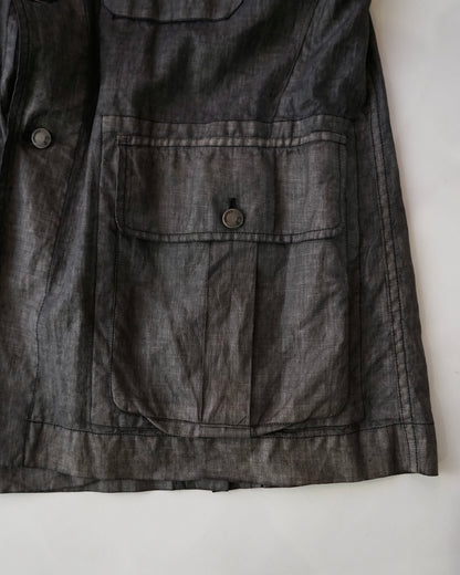 03ss CP Company Garment-Dyed Linen Field Jacket