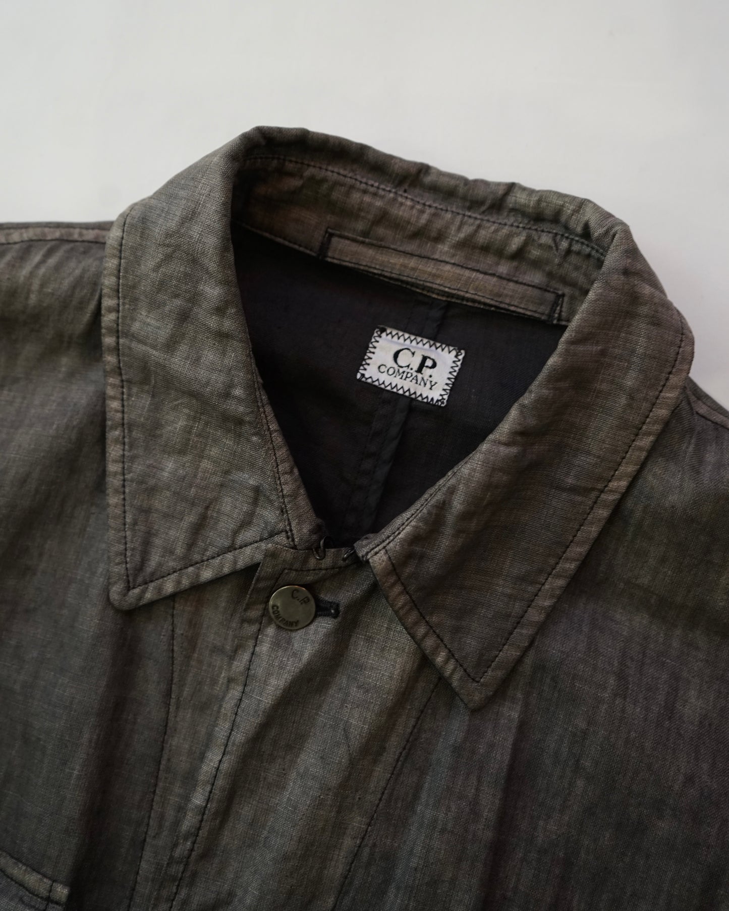 03ss CP Company Garment-Dyed Linen Field Jacket