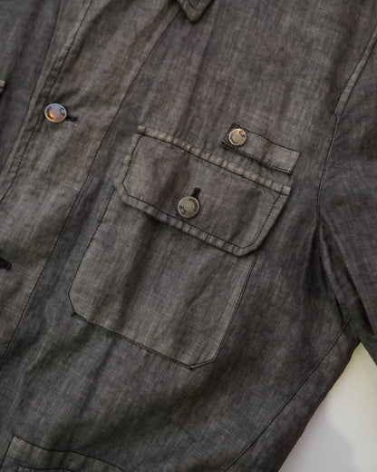 03ss CP Company Garment-Dyed Linen Field Jacket