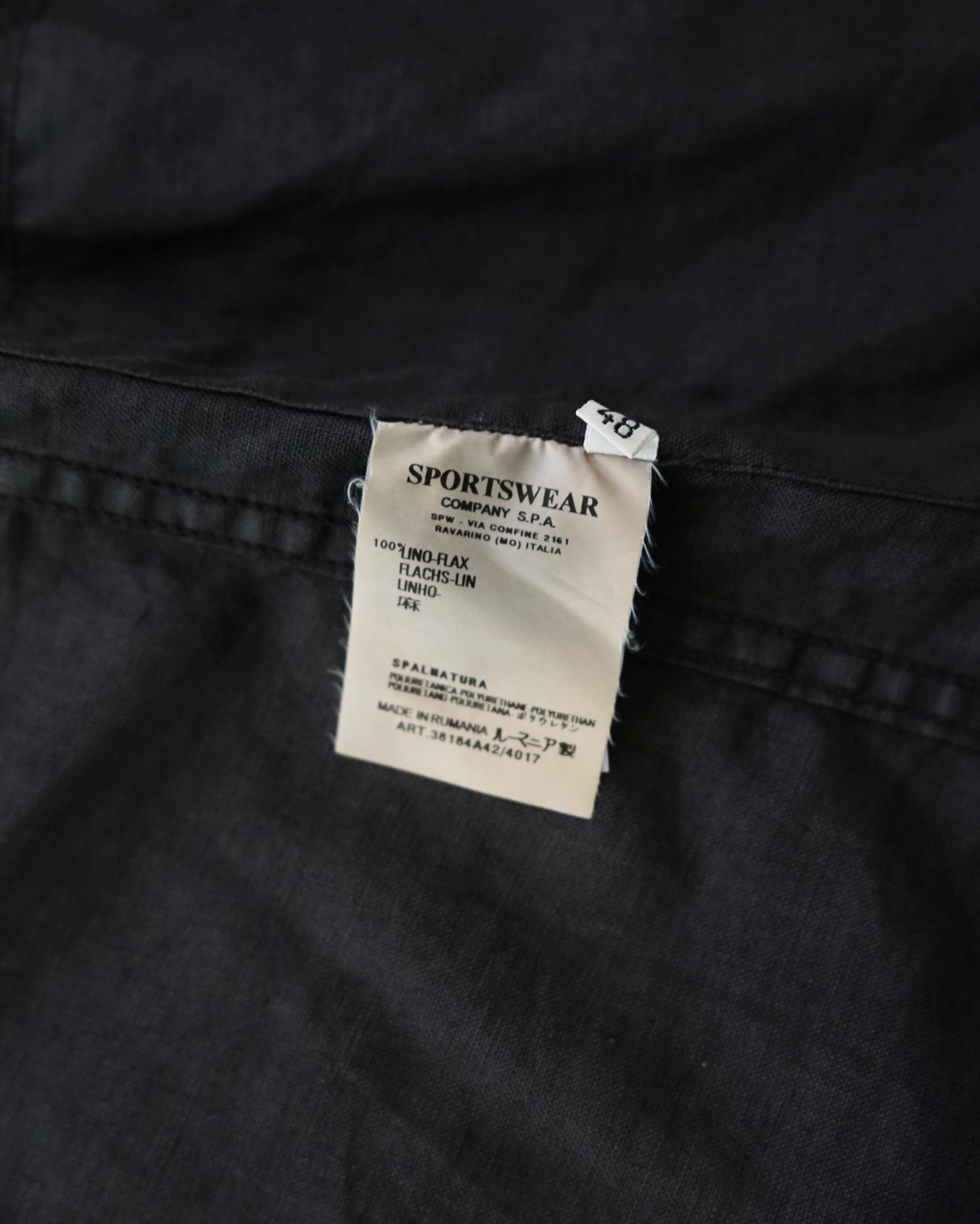03ss CP Company Garment-Dyed Linen Field Jacket