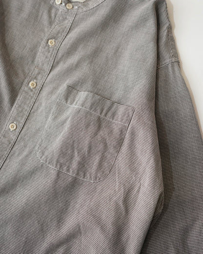 90s ARMANI JEANS band collar shirt