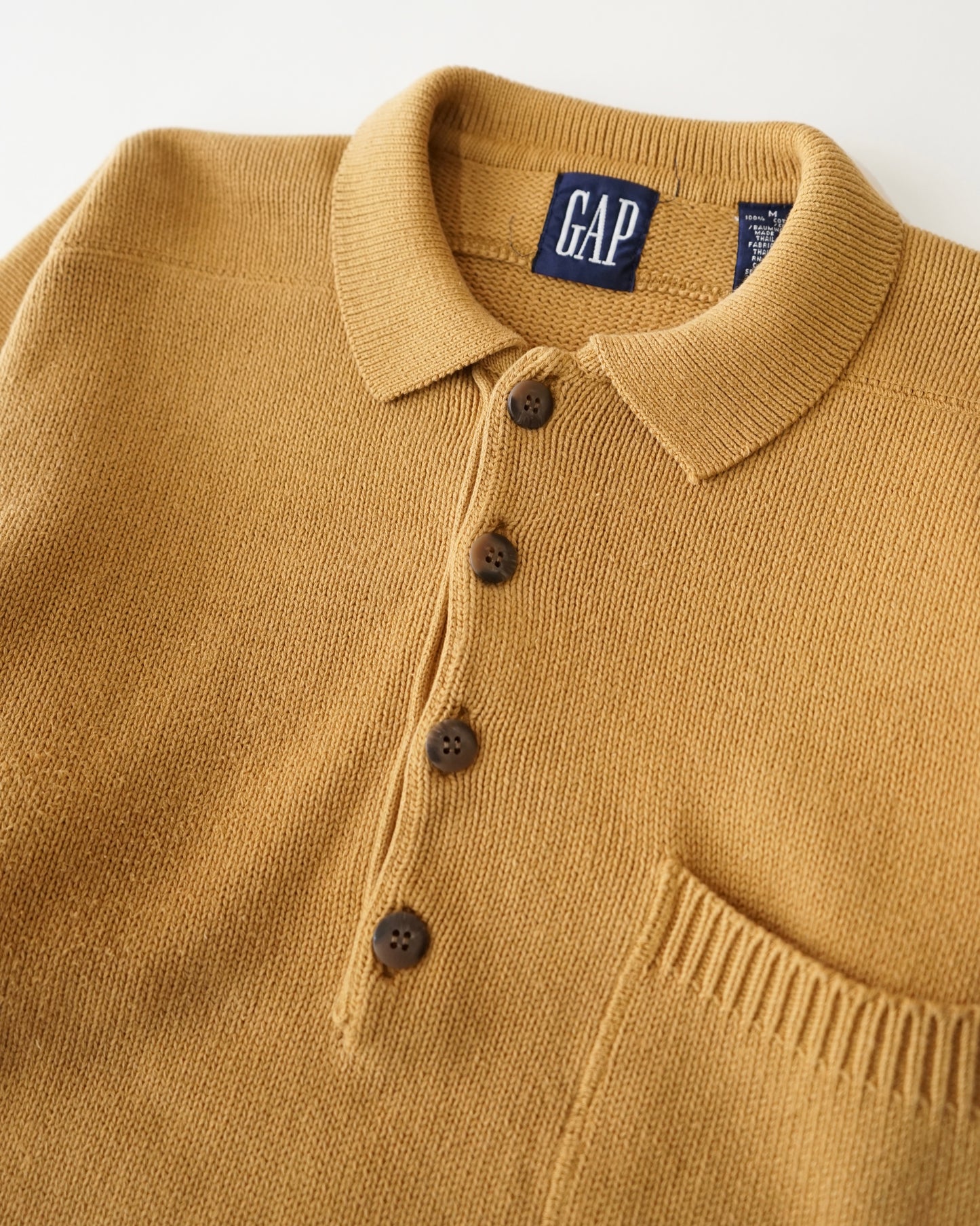 90s GAP cotton knit polo