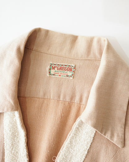 50s McGREGOR rayon resort open collar shirt