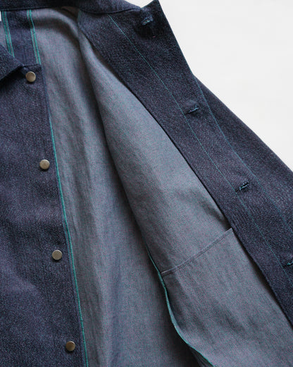 kiivu DENIM WORK JACKET - 12.5oz Rainbow Denim + Needle-