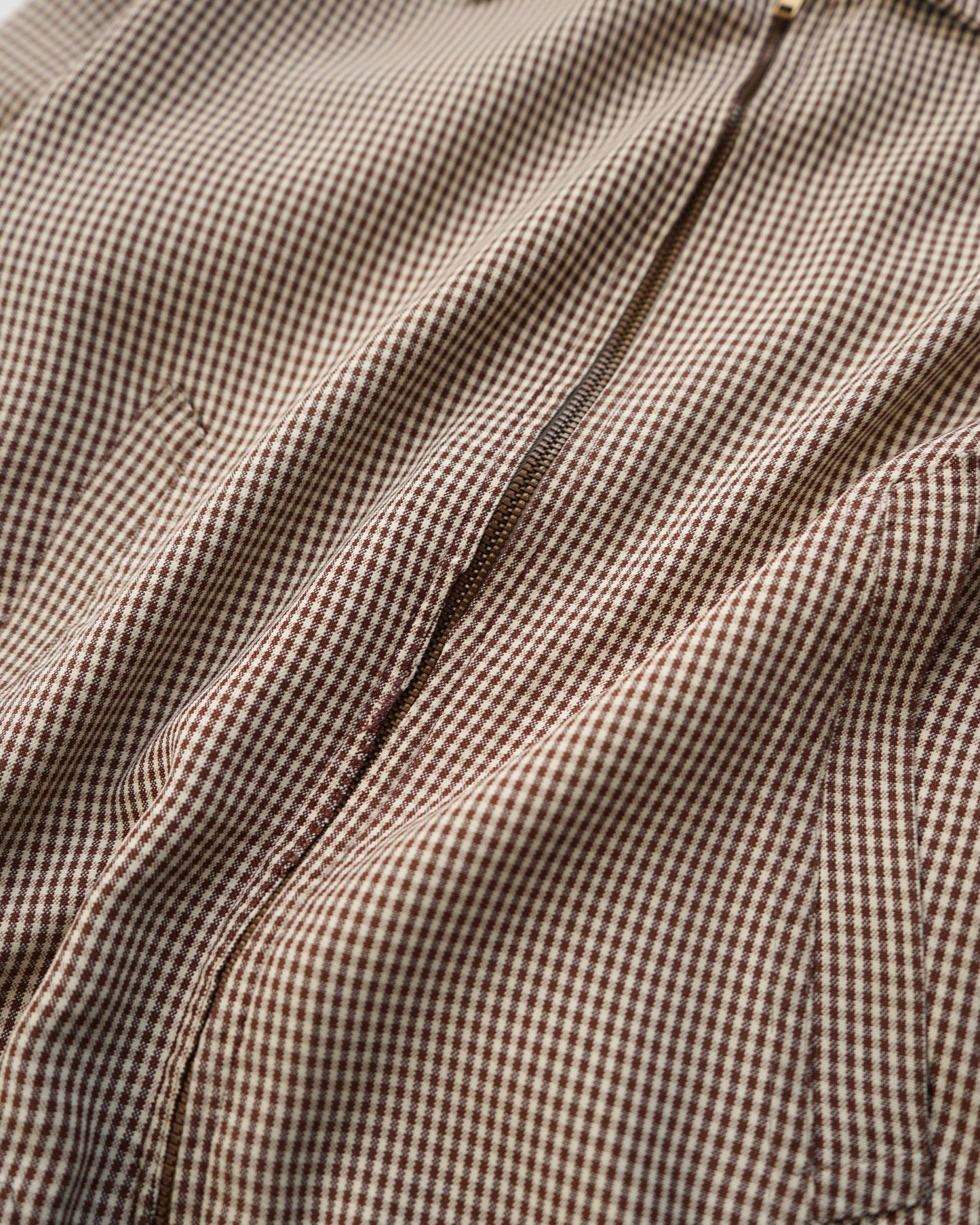 50s Paca gingham check gabardine jacket