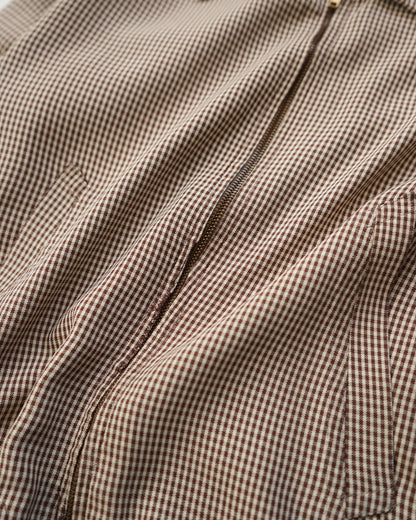 50s Paca gingham check gabardine jacket