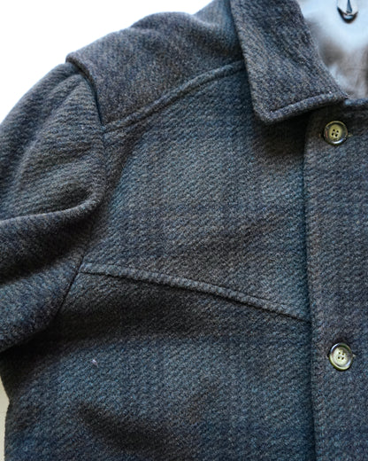 80s glen check hunting jacket