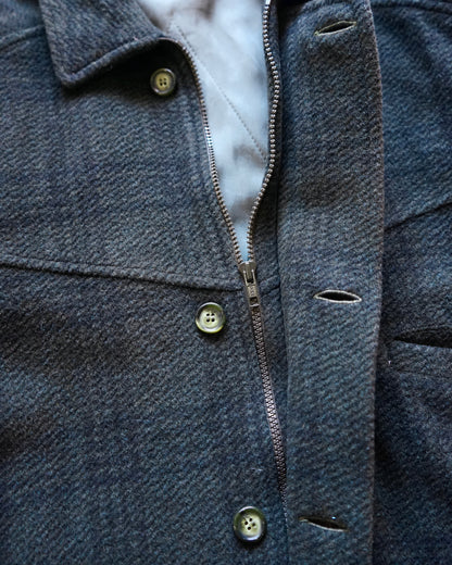 80s glen check hunting jacket