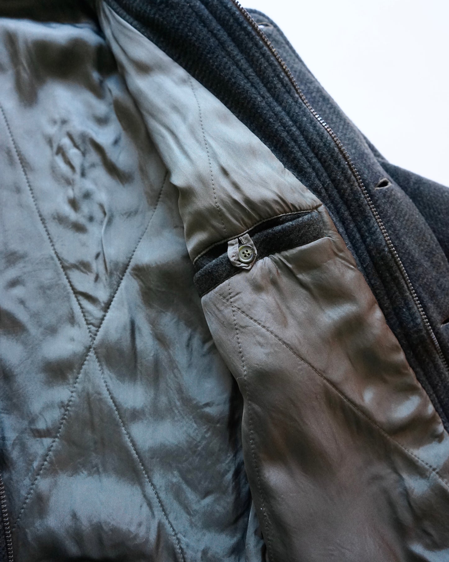 80s glen check hunting jacket