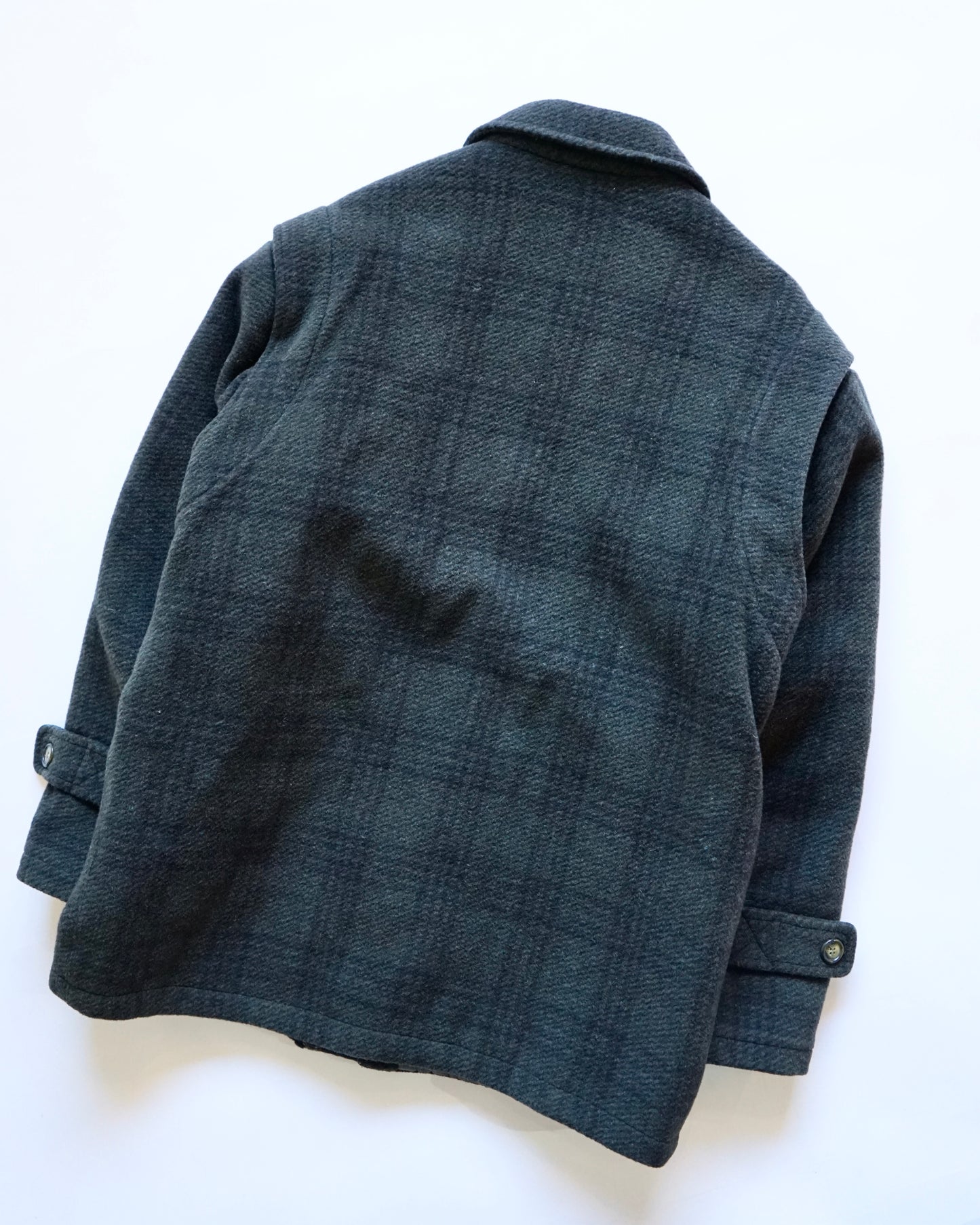 80s glen check hunting jacket