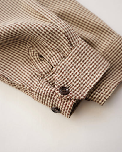 50s Paca gingham check gabardine jacket