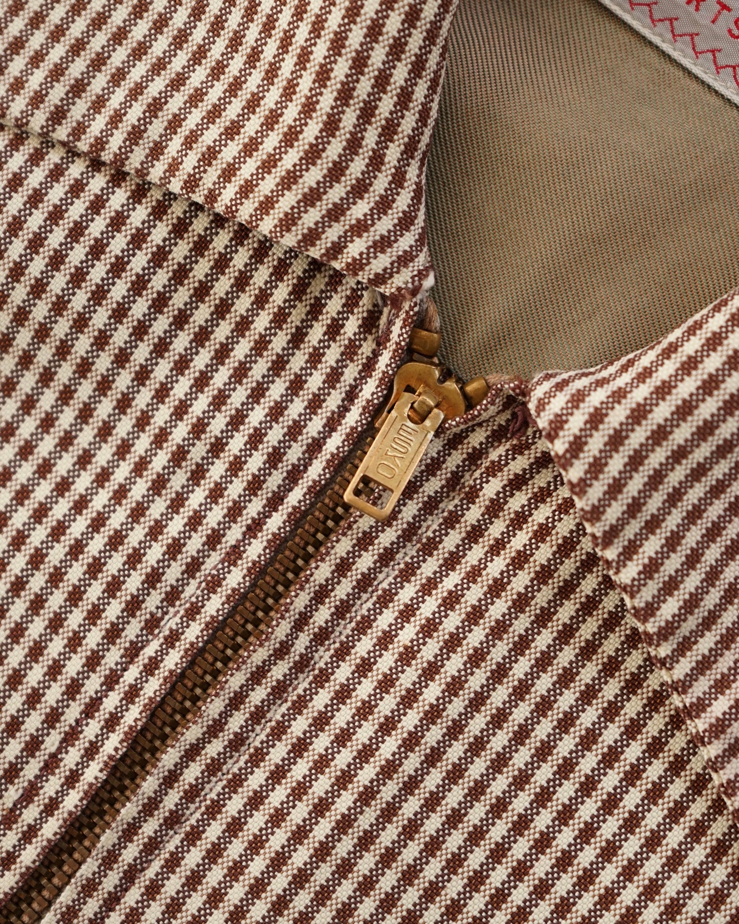 50s Paca gingham check gabardine jacket