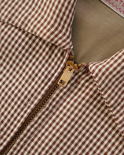 50s Paca gingham check gabardine jacket