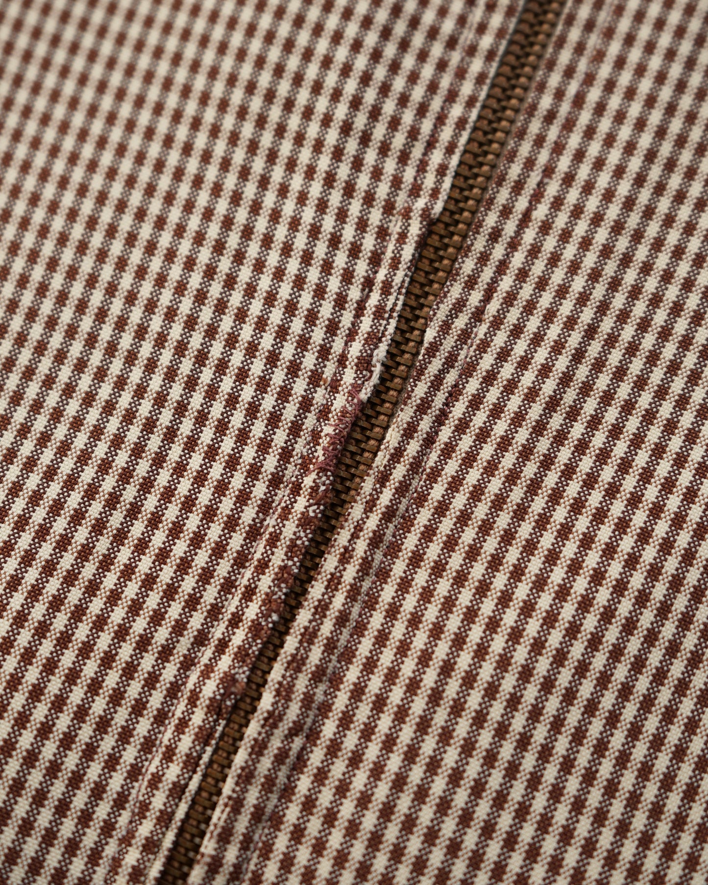 50s Paca gingham check gabardine jacket
