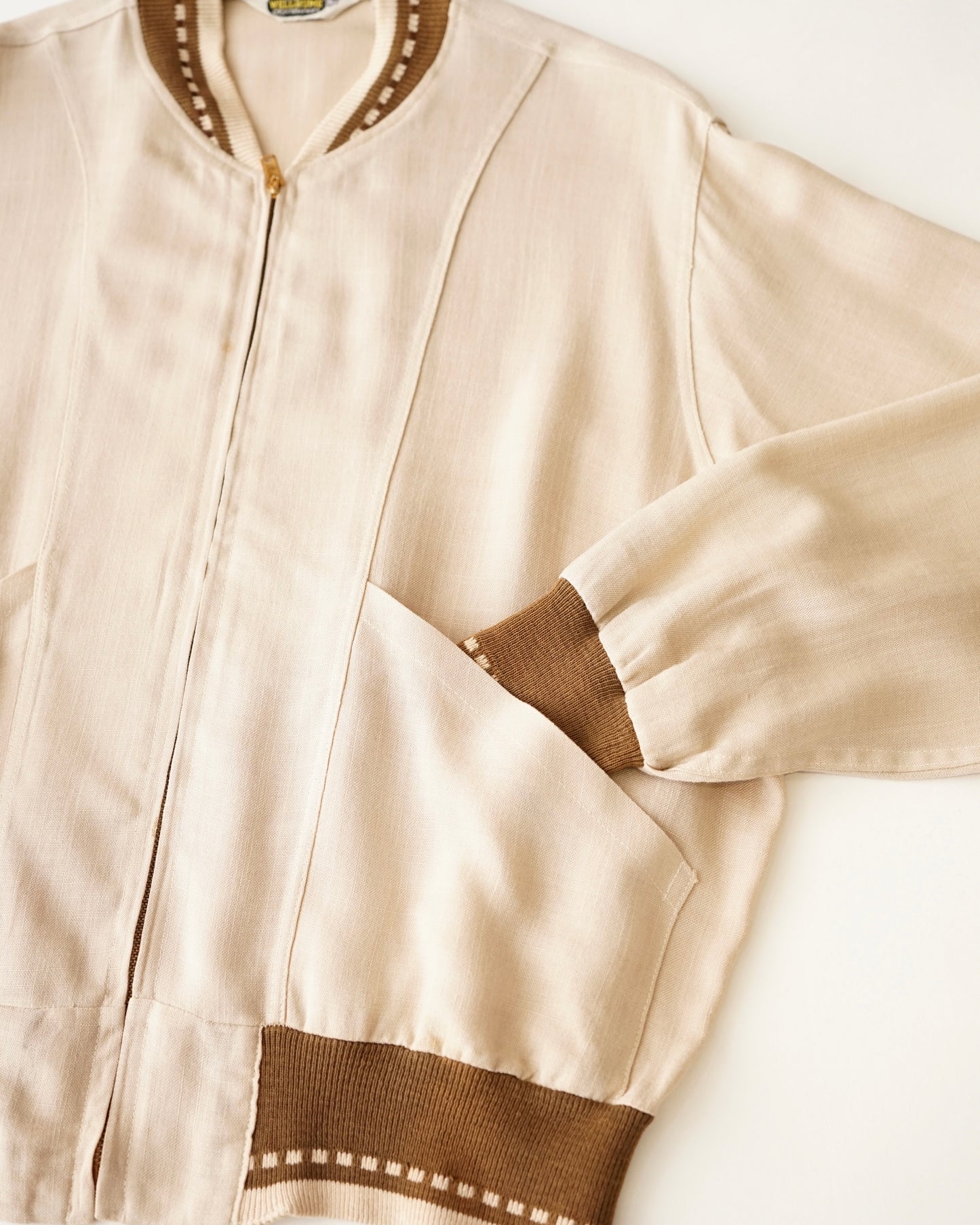 50s WELGRUME rayon jacket