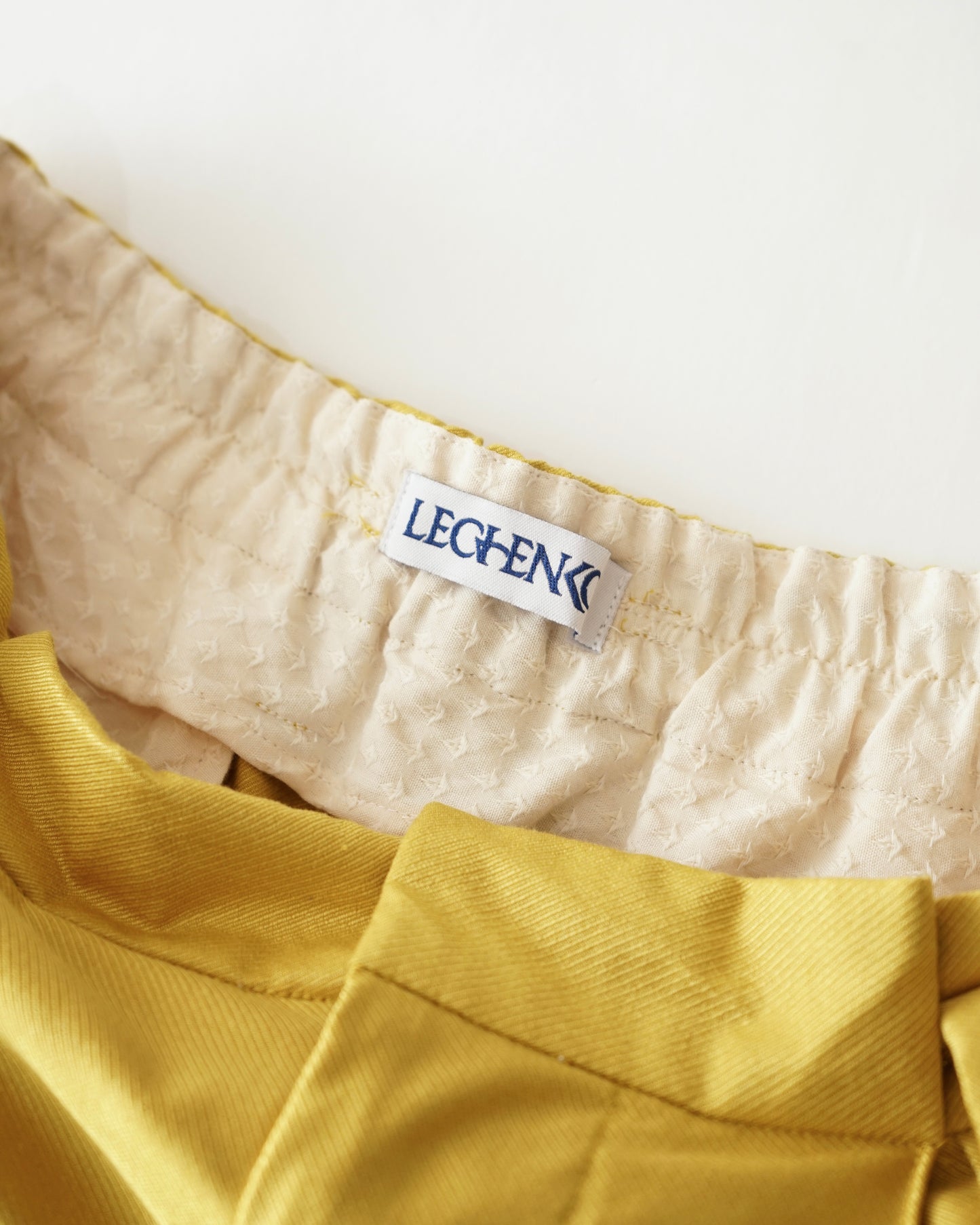 LECHENKO Chesco tailored shorts-yellow