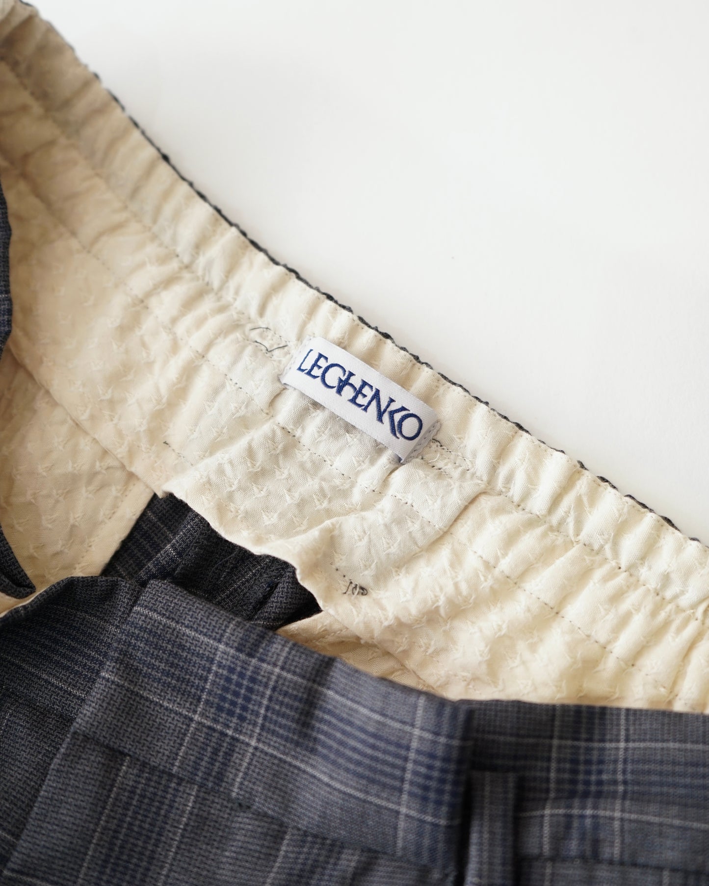 LECHENKO Chesco tailored shorts-check