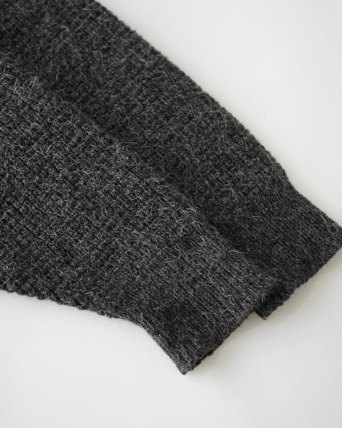 60s unknown mohair v-neck sweater