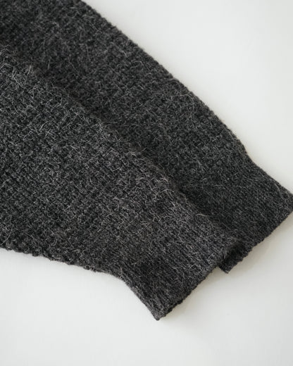 60s unknown mohair v-neck sweater