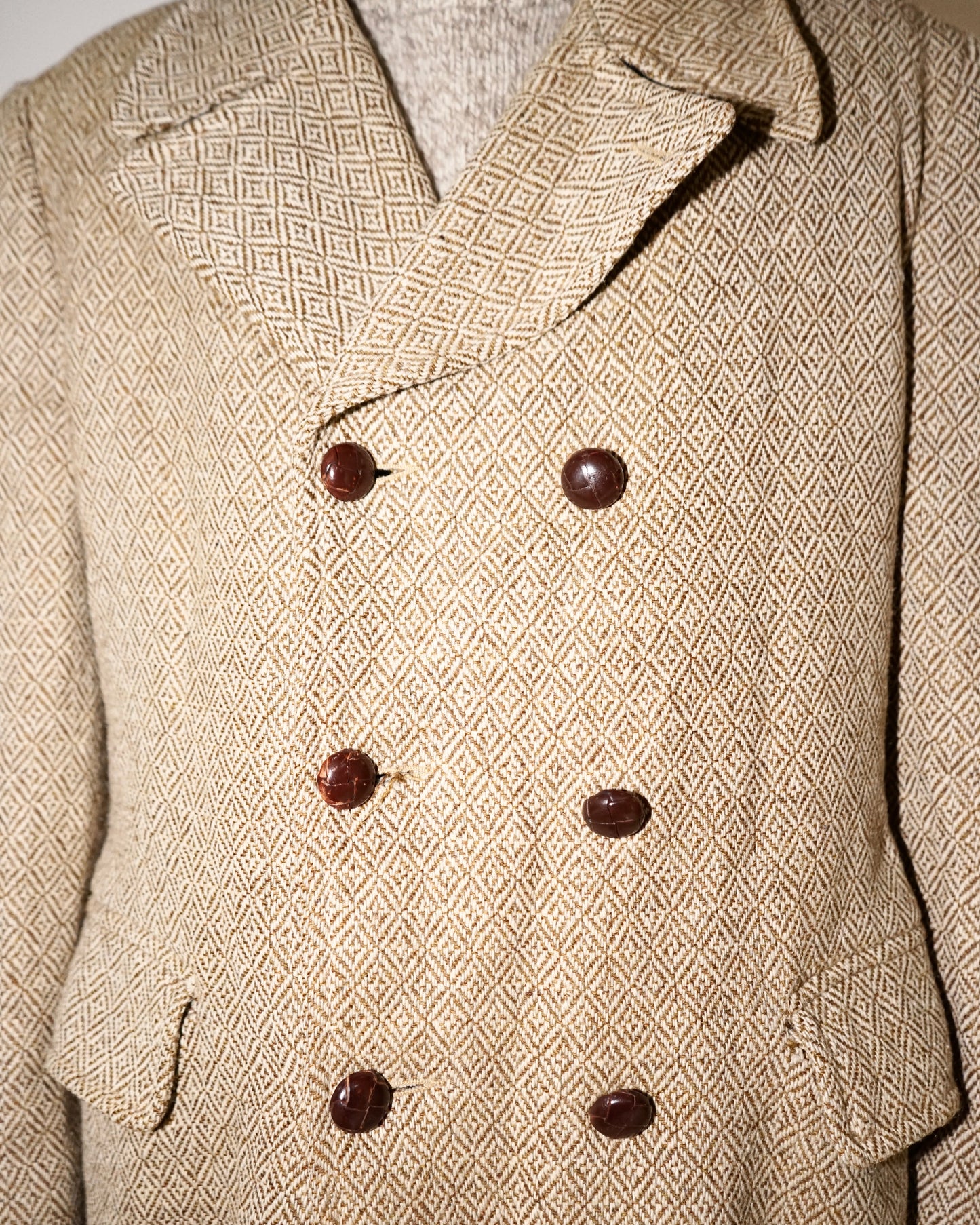 70s PURITAN double breasted pile lined jacket
