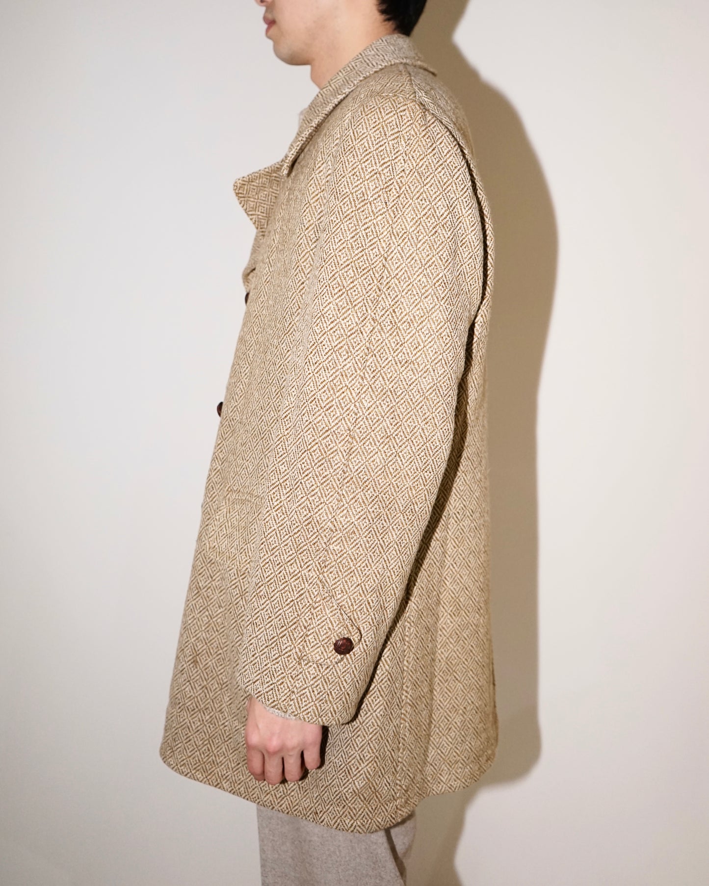 70s PURITAN double breasted pile lined jacket