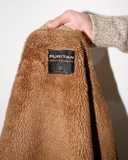 70s PURITAN double breasted pile lined jacket