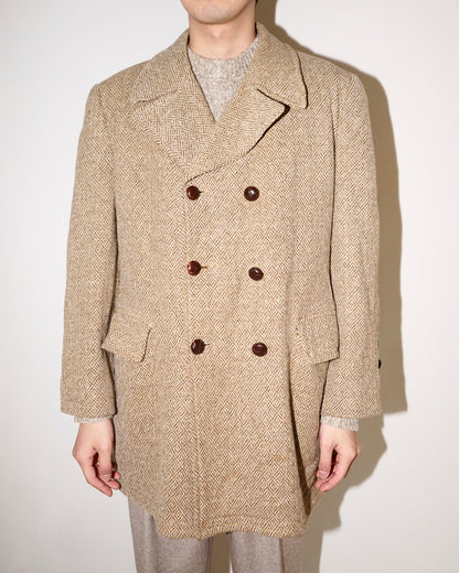 70s PURITAN double breasted pile lined jacket