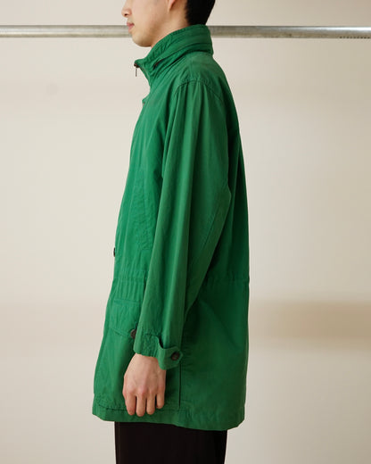 dunhill field jacket in emerald green