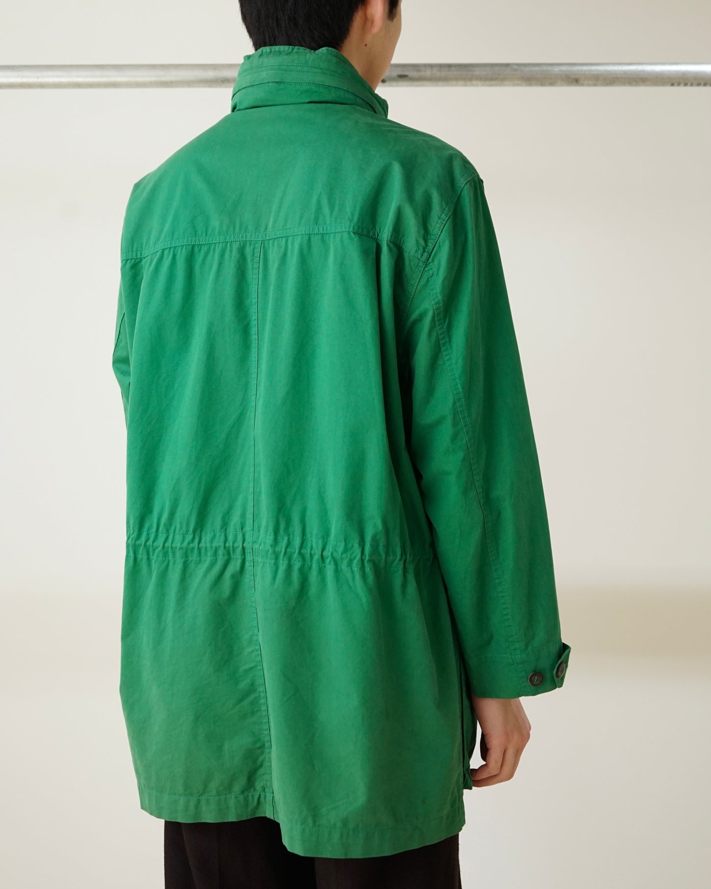 dunhill field jacket in emerald green