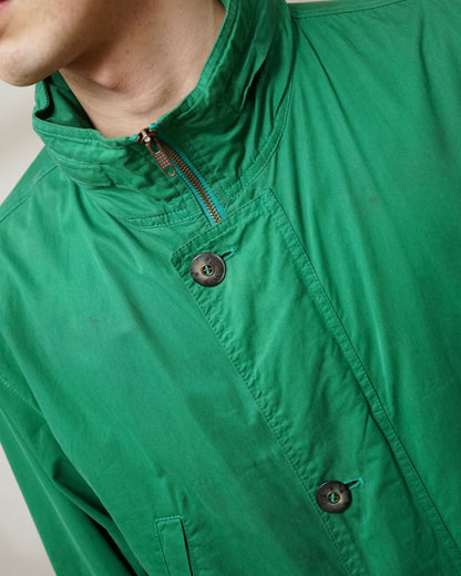 dunhill field jacket in emerald green