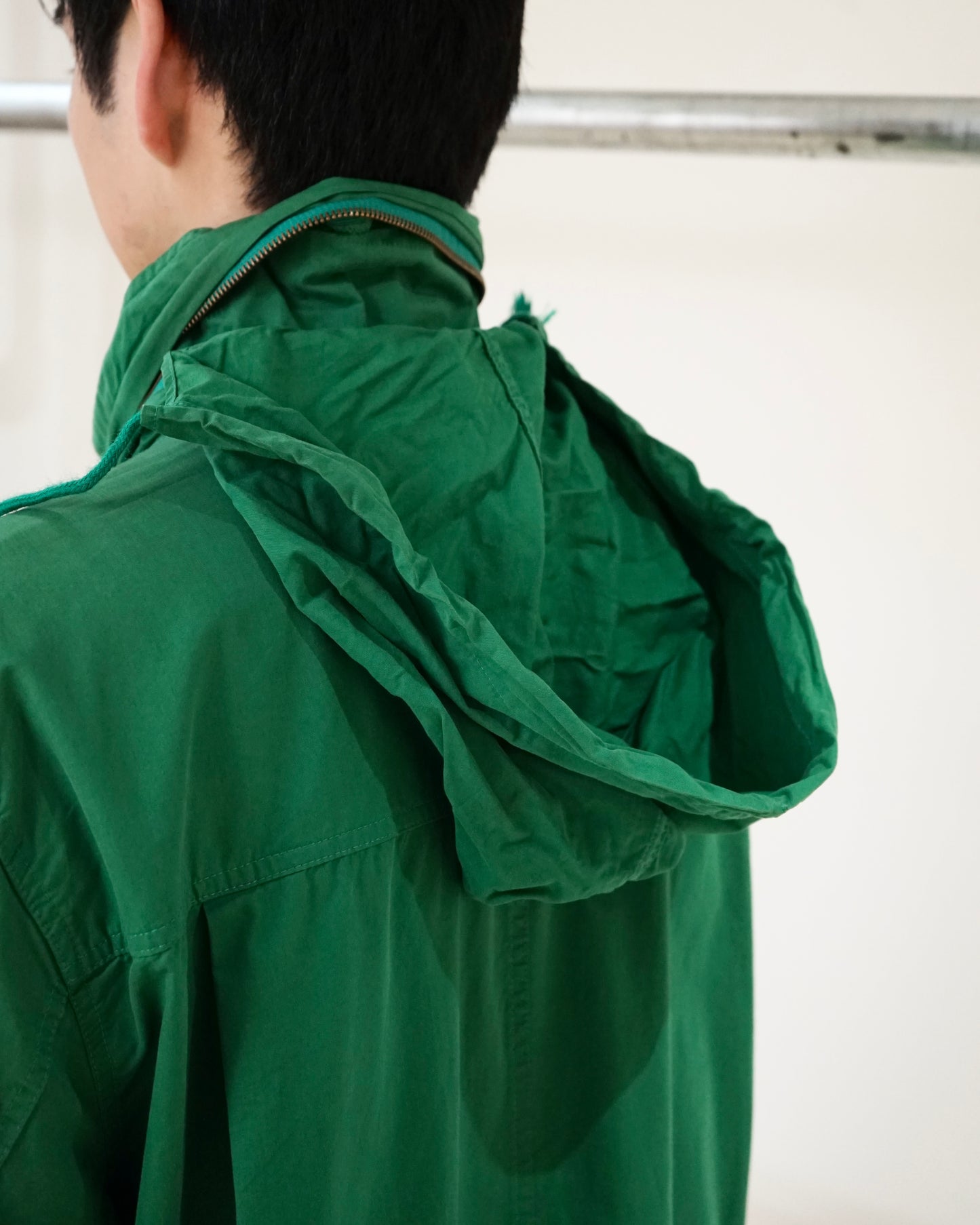 dunhill field jacket in emerald green