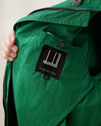 dunhill field jacket in emerald green