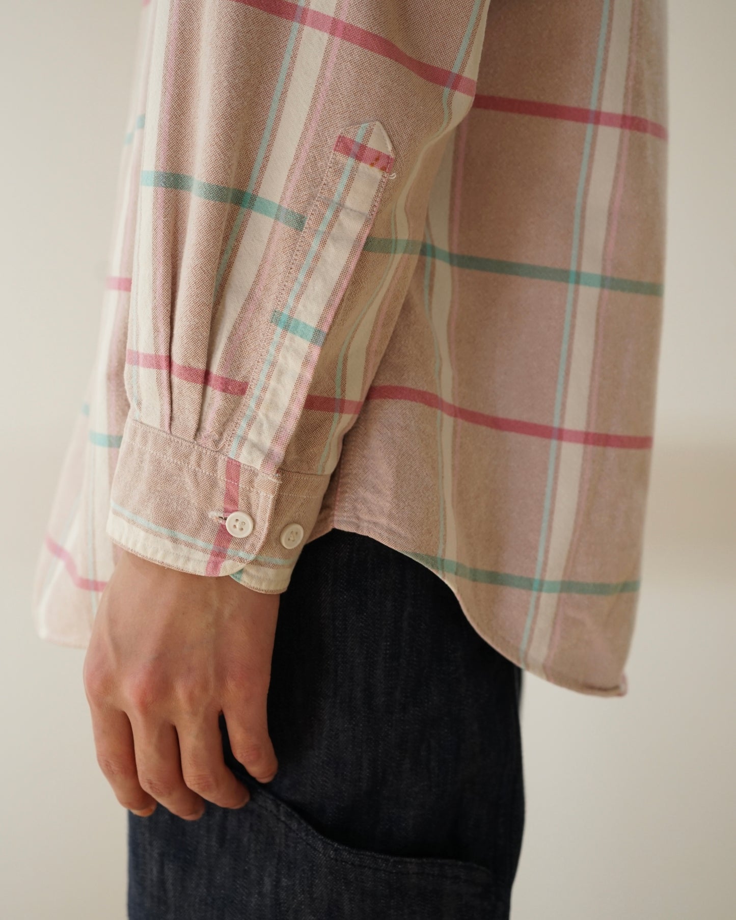 90's  St. John's Bay Plaid Button Down Shirt