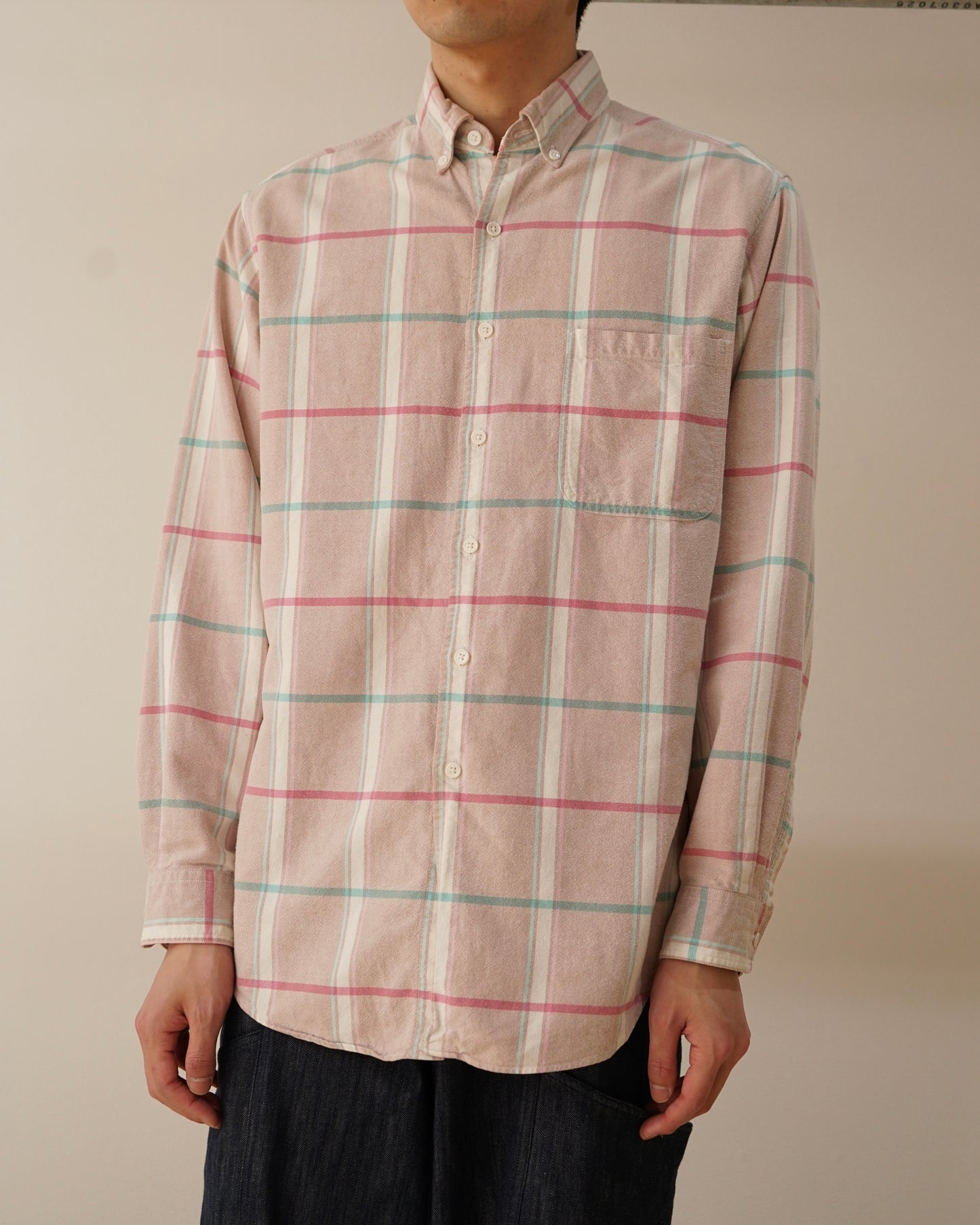 90's  St. John's Bay Plaid Button Down Shirt