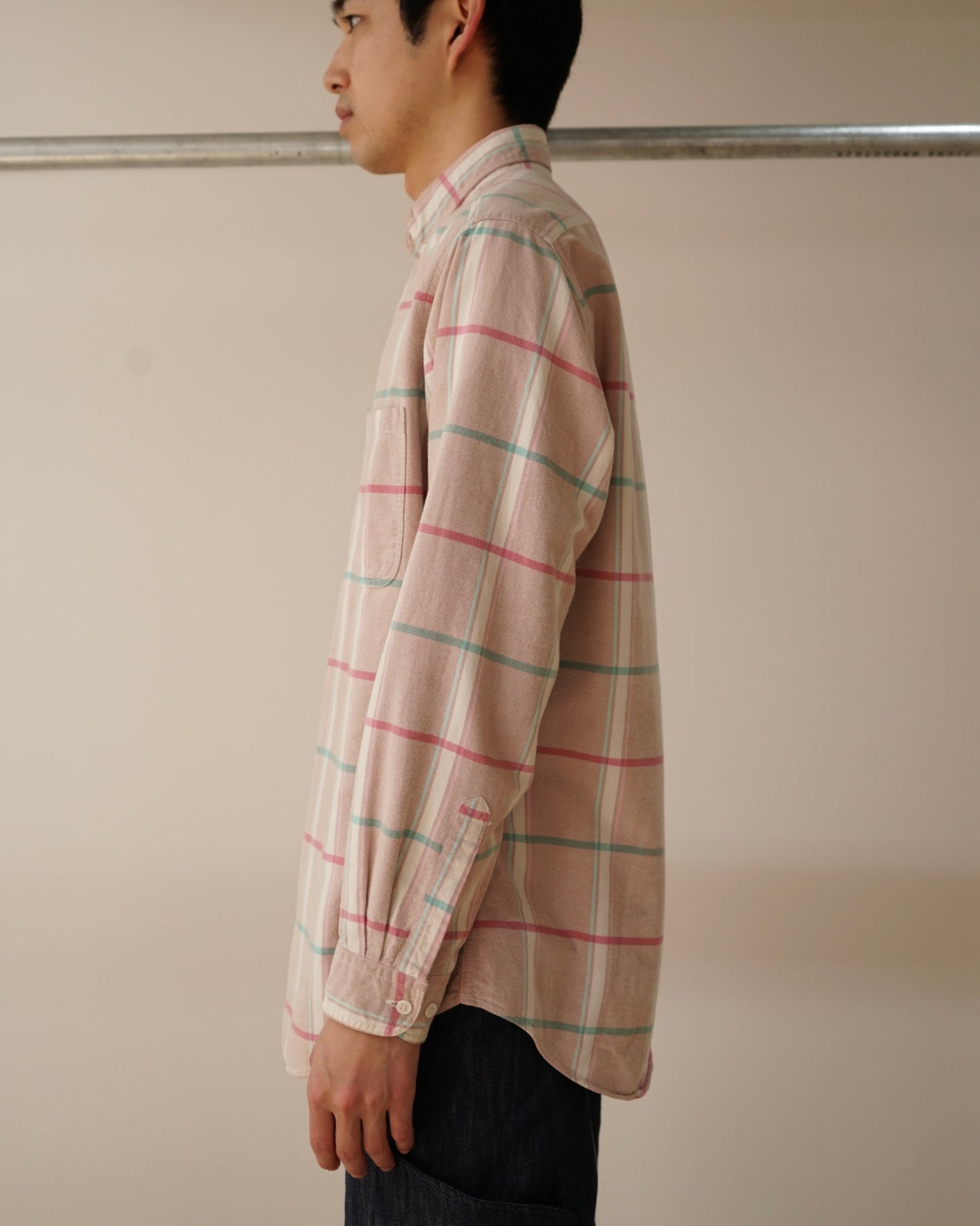 90's  St. John's Bay Plaid Button Down Shirt