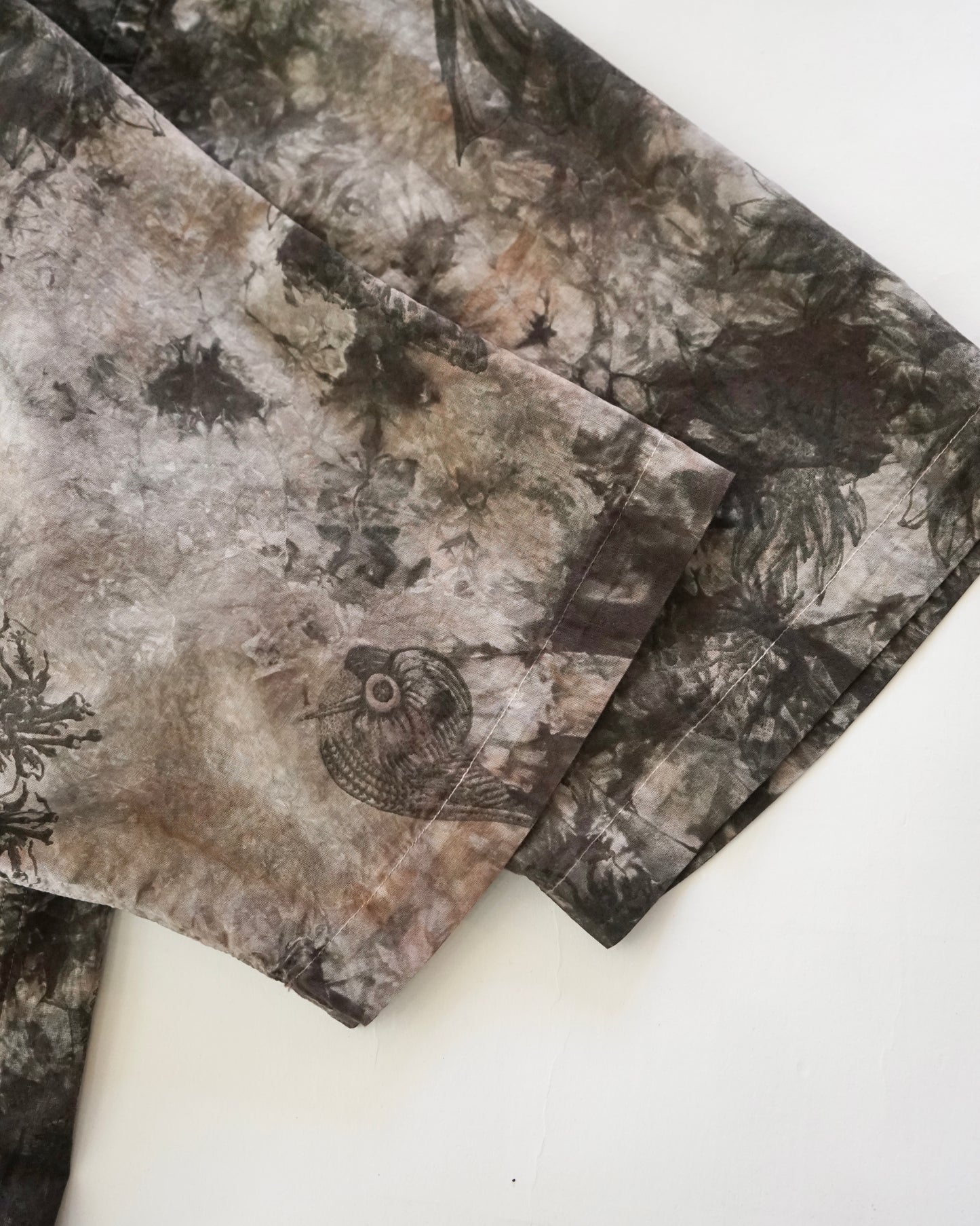 kiivu BOIL S/SHT- Hand Drawing SUMI Printing + overdye
