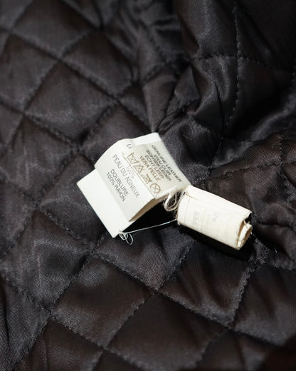 GIRGIO ARMANI LE COLLEZIONI leather car coat