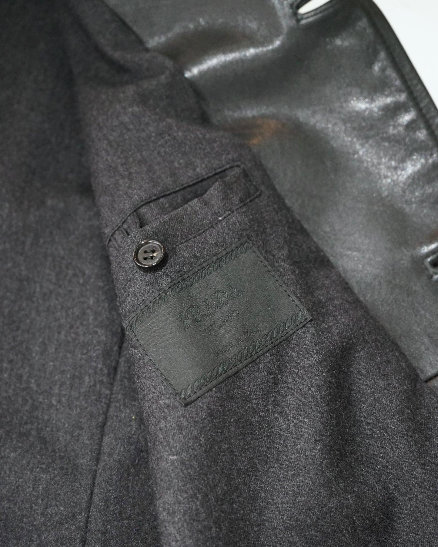 PRADA leather car coat