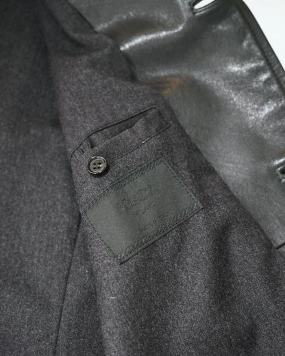 PRADA leather car coat