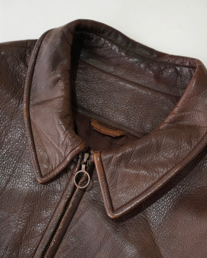 SERAPHIN leather bomber jacket