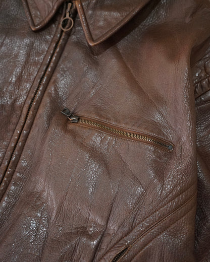 SERAPHIN leather bomber jacket