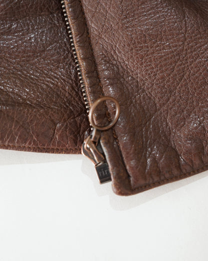 SERAPHIN leather bomber jacket
