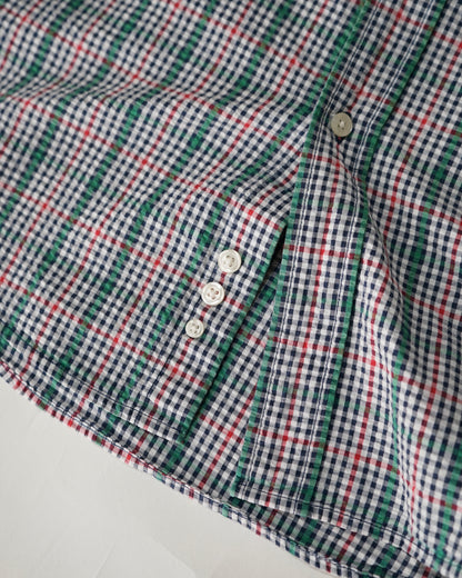 Eddie Bauer seersucker check shirts