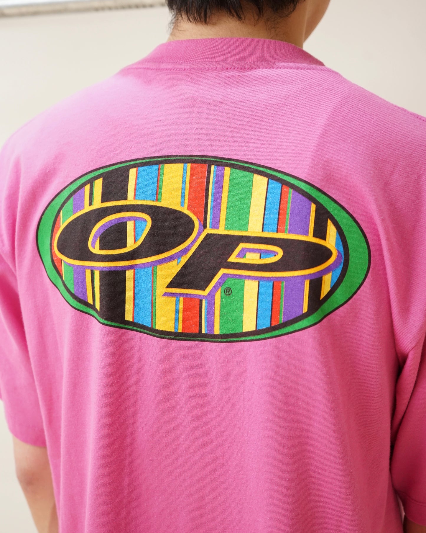Ocean Pacific neon stripe tee