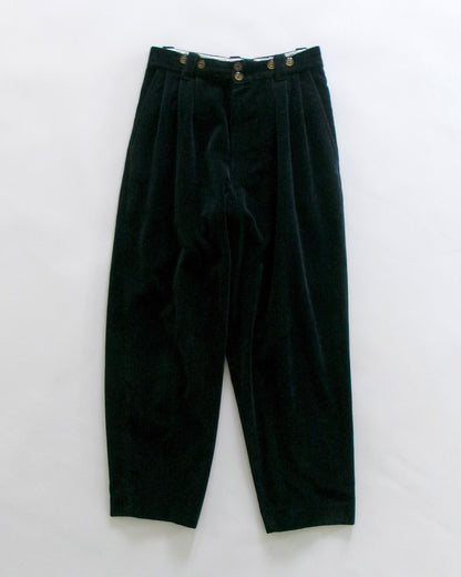 90s EMPORIO ARMANI black velours pants