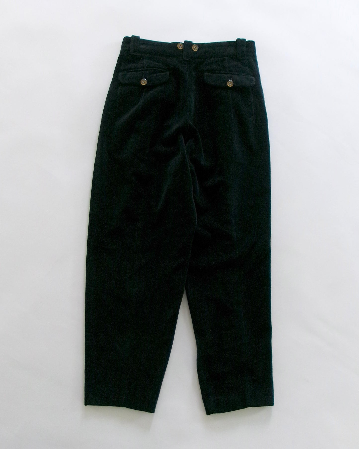 90s EMPORIO ARMANI black velours pants