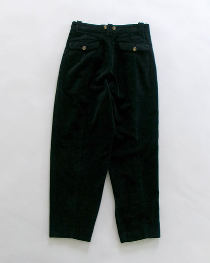 90s EMPORIO ARMANI black velours pants